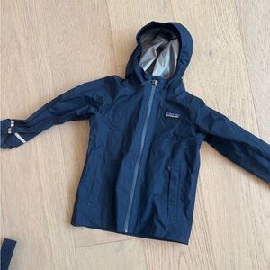 Patagonia Kids Dark Blue Raincoat